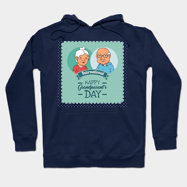 grandparents day Hoodie by Mdath